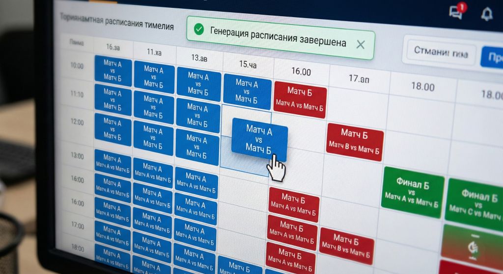 Как составить расписание игр и матчей без ошибок