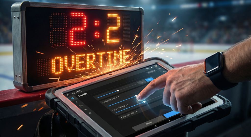 Овертаймы, буллиты и свои правила очков: настраиваем регламент как в профи